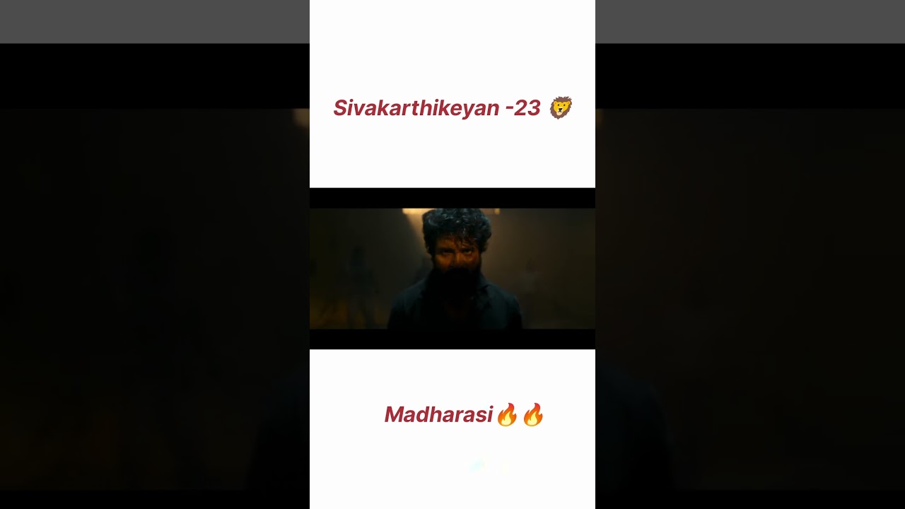 SK-23 | Madharasi 🔥🔥| Glimpse | Siva Karthikeyan 