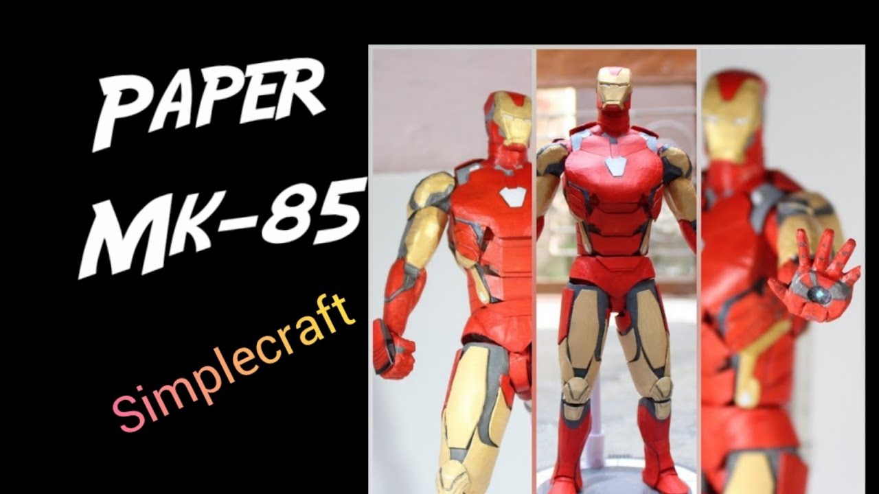 Ironman Mark 85 из бумаги |Simplecraft|