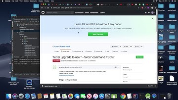 flutter upgrade to use "--force" command