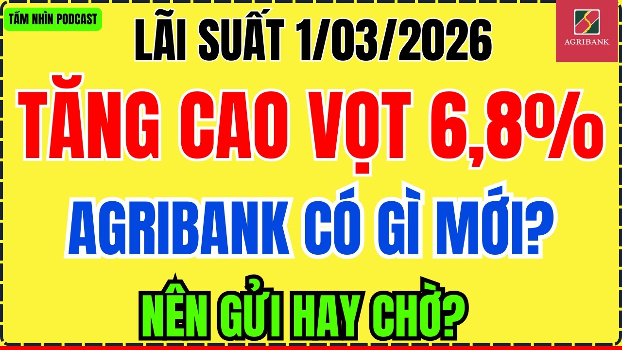 Lãi Suất Ngân Hàng 1/3: Vietcombank Bất Ngờ Chạm 6,8% – Sóng Tăng Đang Bắt Đầu?