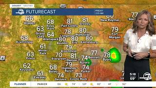 Fewer storms and showers expected across the Denver metro area