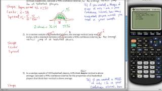 Confidence Interval on TI tutorial