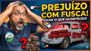 O FUSCA QUE EU TO PAGANDO PRA REFAZER