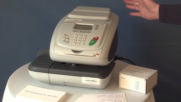 How to change a Neopost IS350 Smart Franking Machine Ink Cartridge