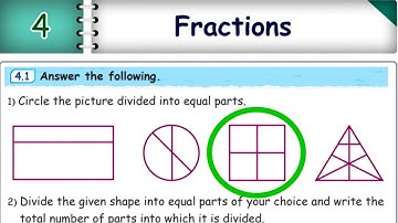 EE 4th std Maths Term 2 unit 4 workbook answers/ 4th maths unit 4 Fractions workbook answers 