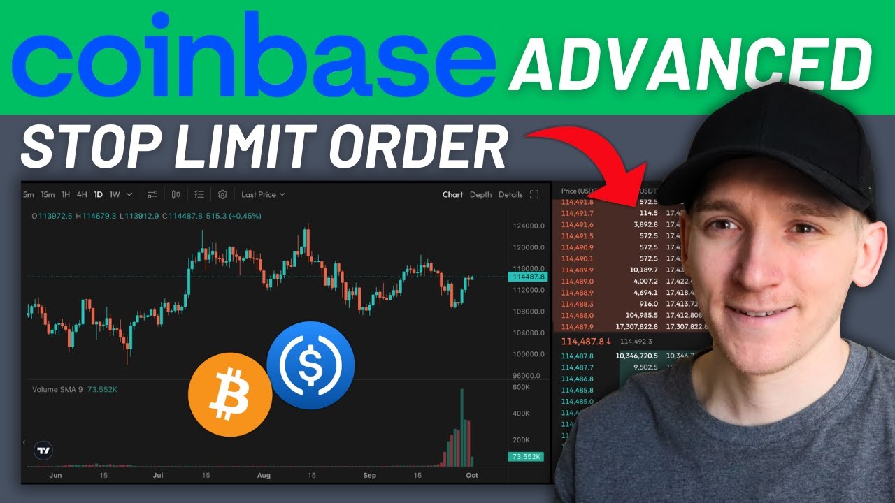 Coinbase Advanced Stop Limit Order Tutorial for Beginners (Stop Loss)