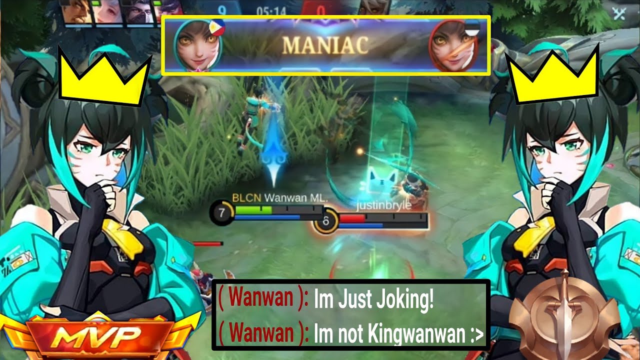 ENEMY SAID THAT HE WAS KING WANWAN AND THIS IS HAPPEN ( intense game )-King Wanwan