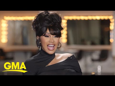Cardi B takes us behind the scenes of the American Music Awards l GMA