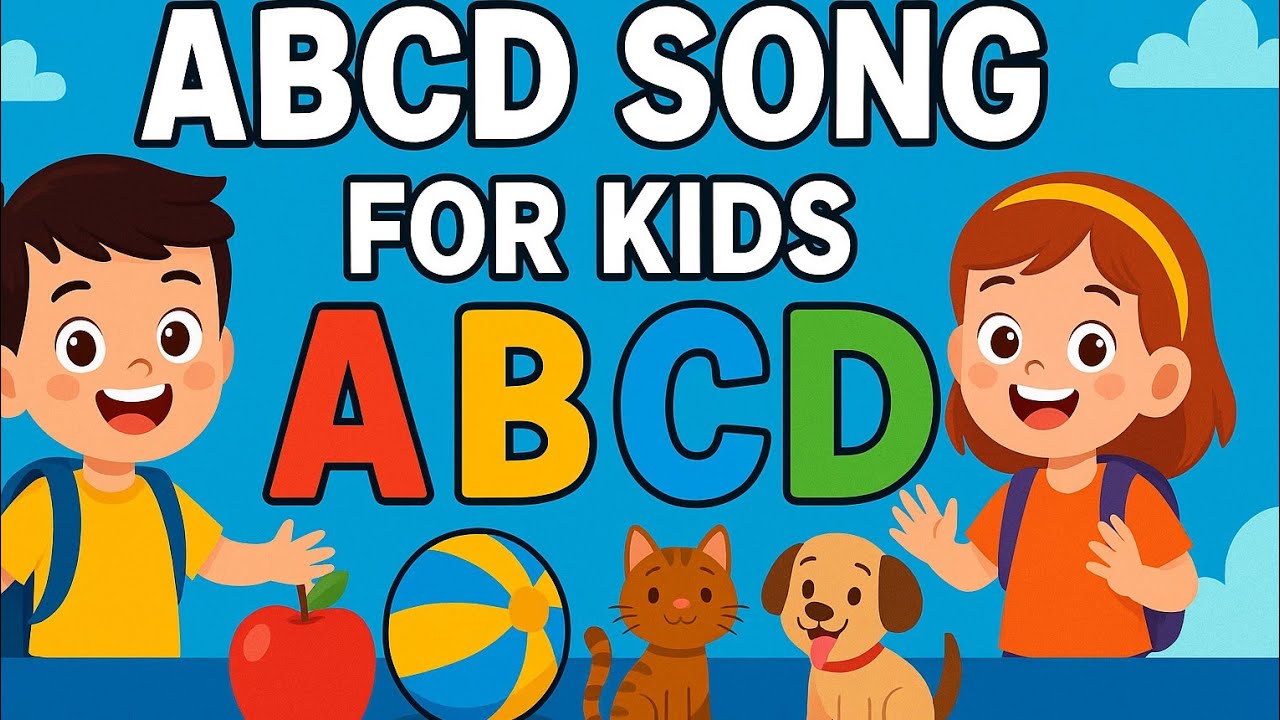 ABCD Song for Kids | Nursery Rhymes | Learn ABCD | A for Apple B for ...