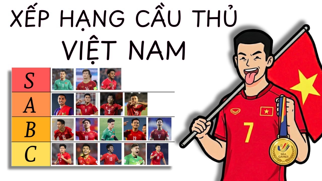 TÔI XẾP HẠNG CẦU THỦ VIỆT NAM...........
