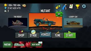 hill climb racing Luna crash 🛸and mutant transformation 🌋🚗 screenshot 5