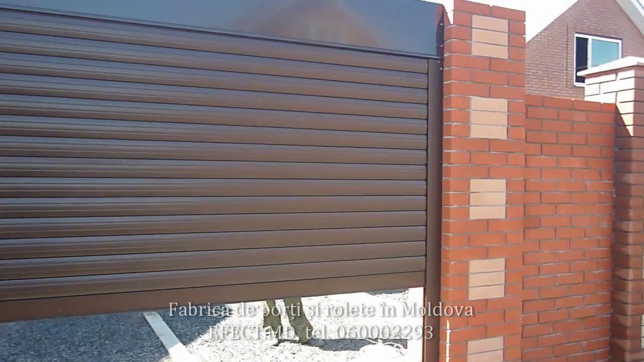 Rolete automatizate pentu intrare în ogradă. Fabrica de porți și rolete în Moldova - 079000590