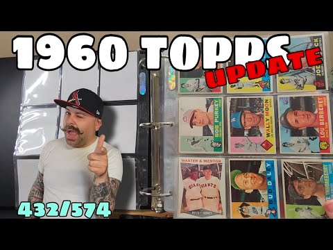 1960 Topps Baseball Card Binder Collection Update 