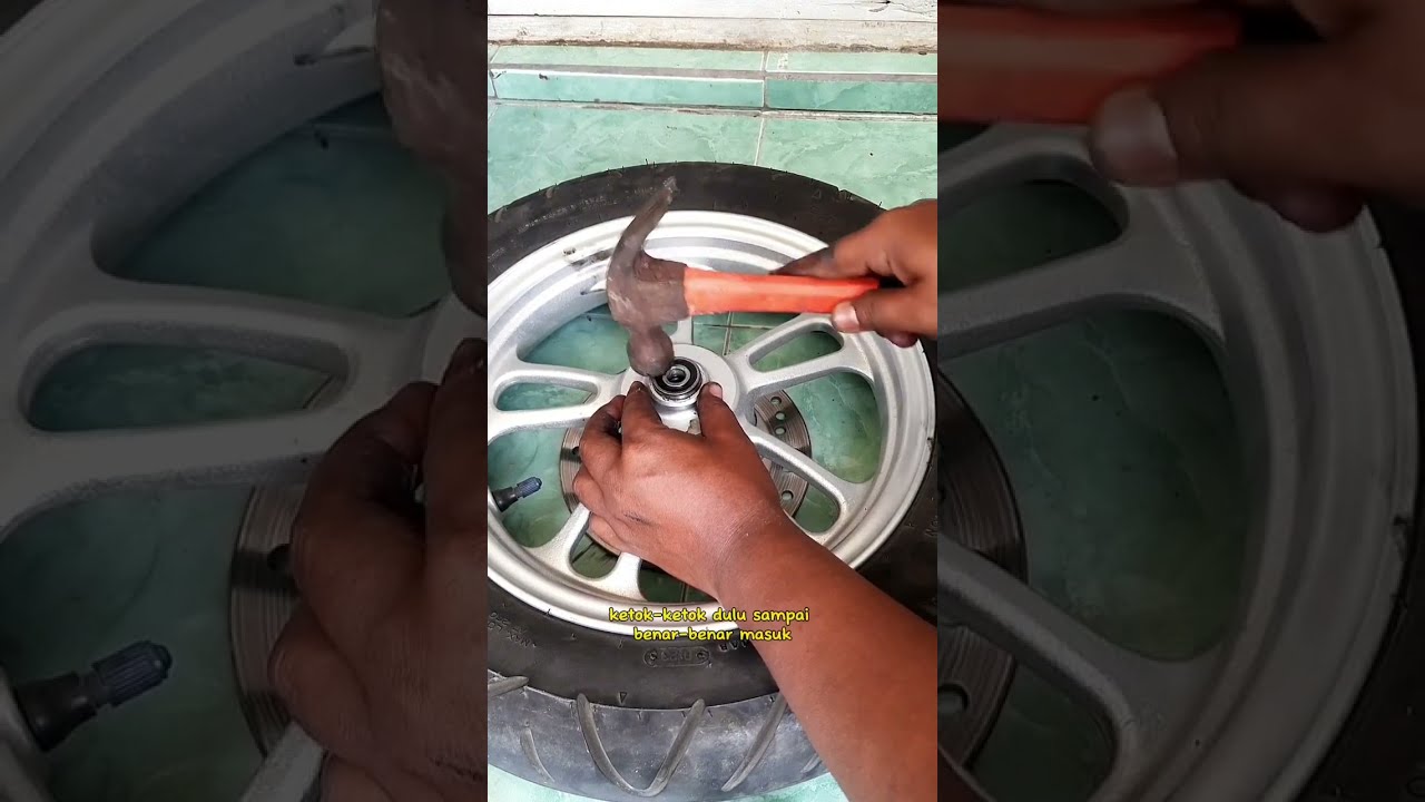 Ganti Bearing Roda Depan Motor Matic Scoopy 2021 - Penyebab Roda Depan Bunyi Tek Tek Tek