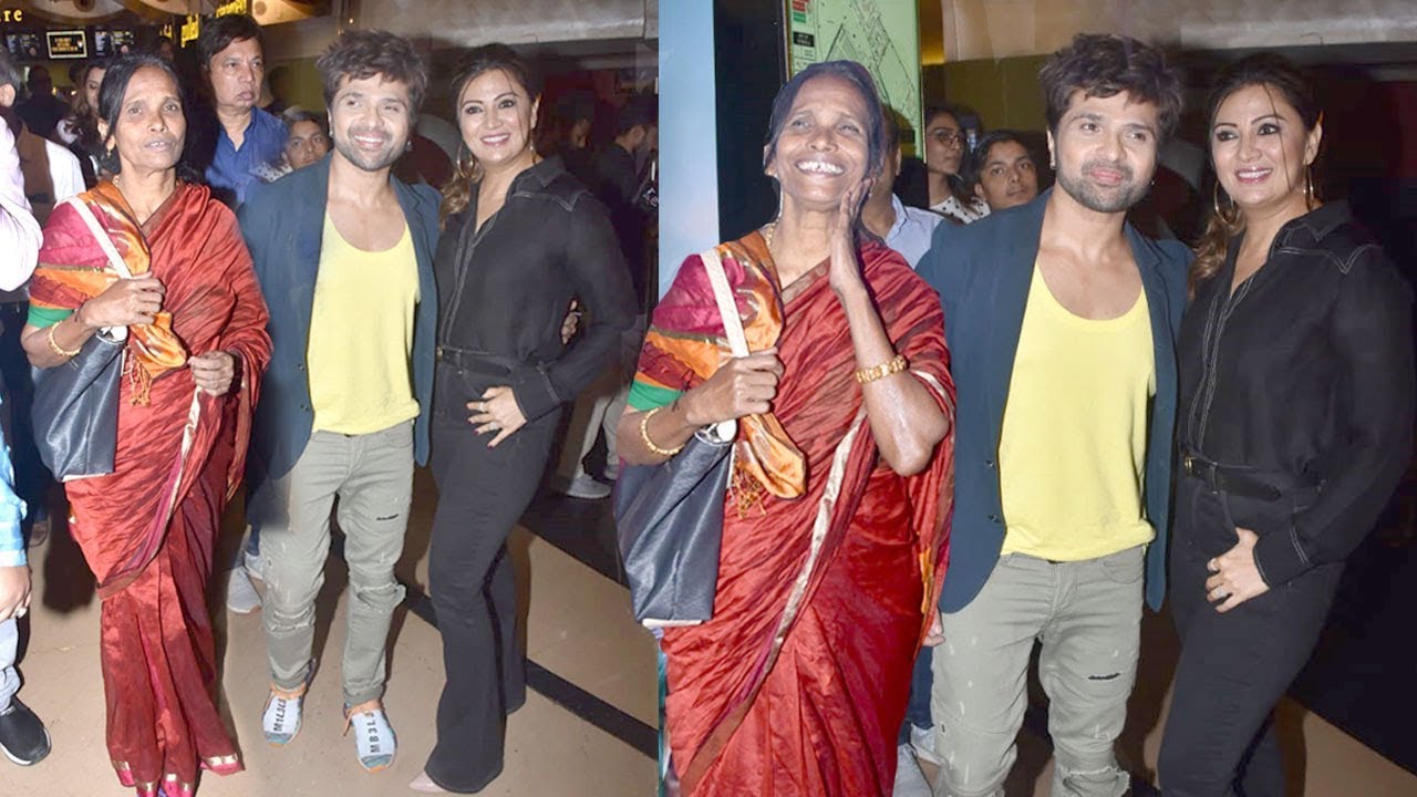 Himesh Reshammiya's ZABARDAST Entry With Railway Singer Ranu Mondal & Wife Sonia @ Song Launch