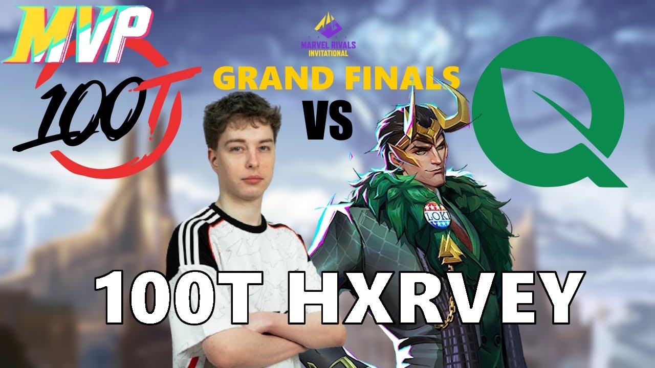 GRAND FINALS! 100T Hxrvey Loki POV | 100T vs FLY | Marvel Rivals ...
