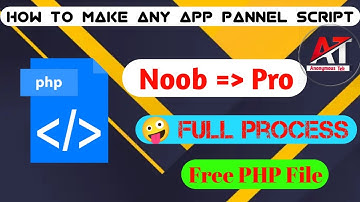 How to make pannel script | How to make unlimited refer script