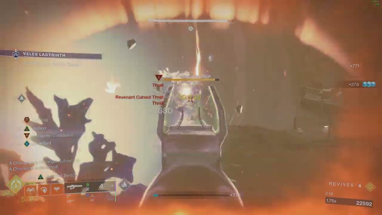 Veles Labyrinth Master Solo Flawless Lost Sector on Solar Warlock