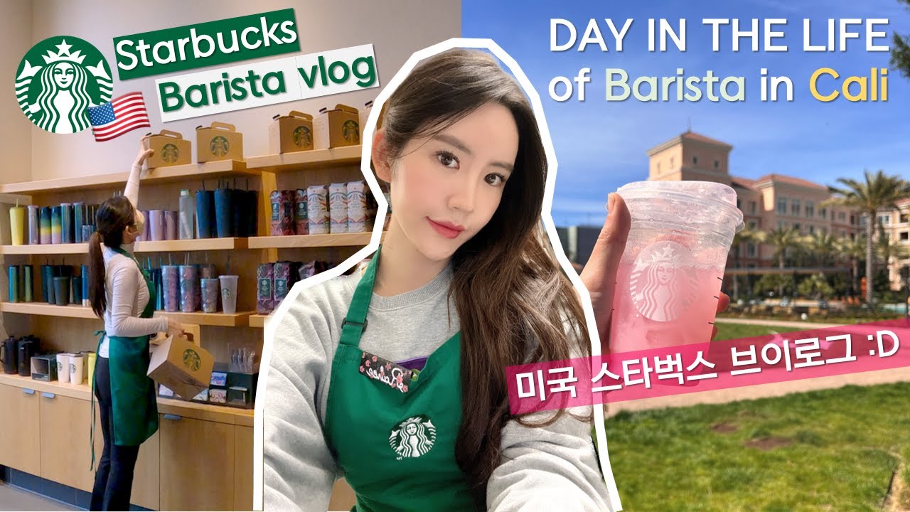 A Day in the Life of a Barista at Starbucks / Cafevlog / starbucks vlog ...
