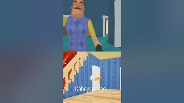 HELLO NEIGHBOR SOME ROBLOX JUMPSCARES 😩😩 #shorts