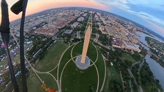 Freedom 250 Sunset Fly Around Washington Monument