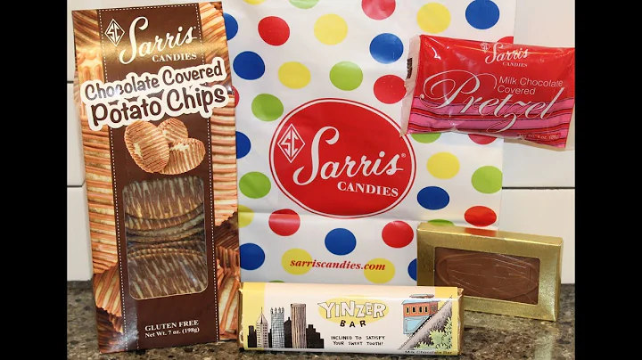 Sarris Candies: Milk Chocolate Covered Potato Chips & Pretzel, Yinzer Bar & Mask Theme Bar