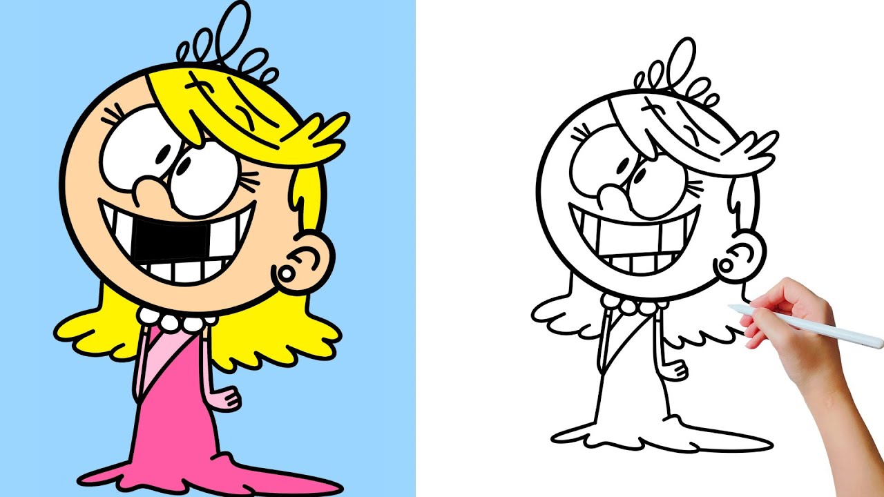 Draw LOLA LOUD Like a Pro in 5 Minutes!