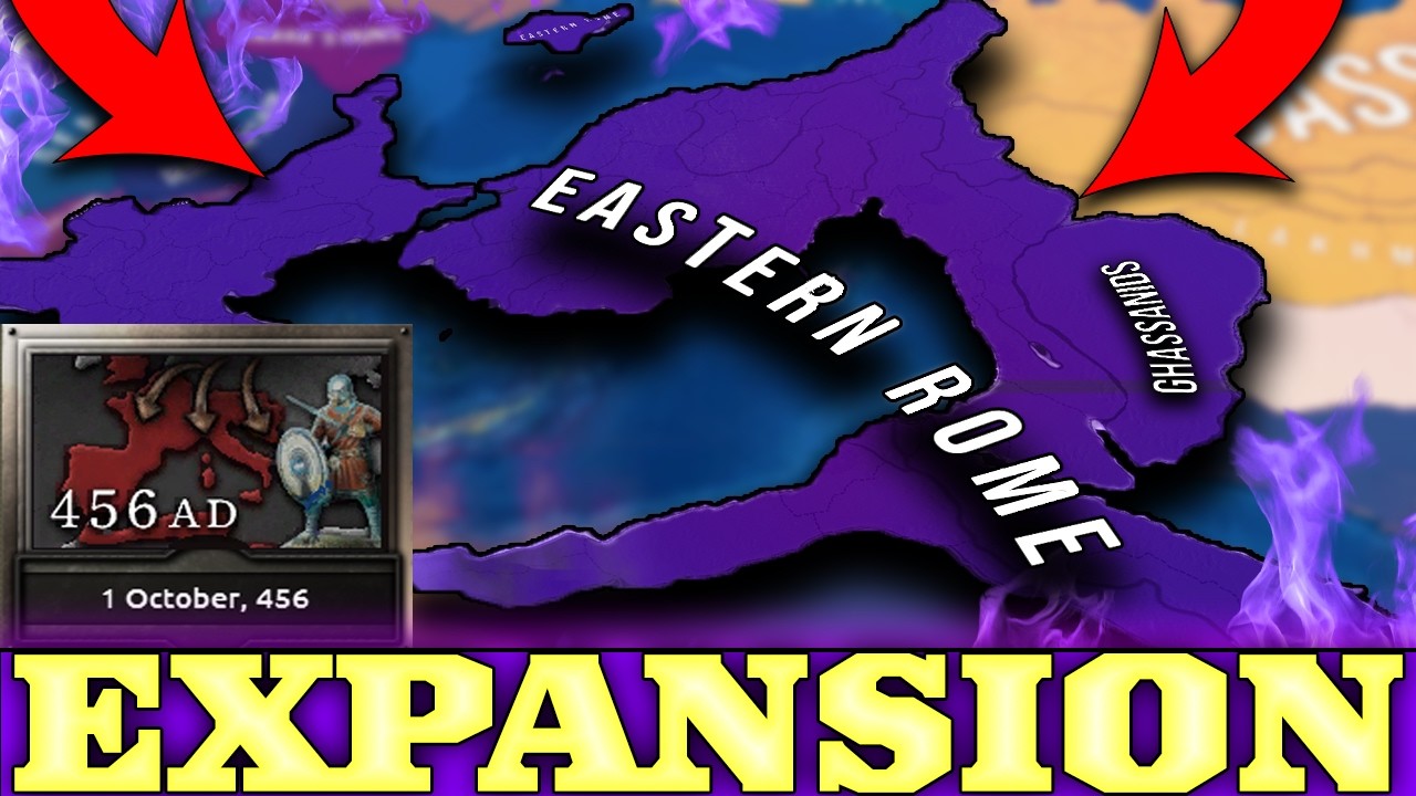 ⁣The Rise of The Eastern Roman Empire In Hoi4 Roma Invicta