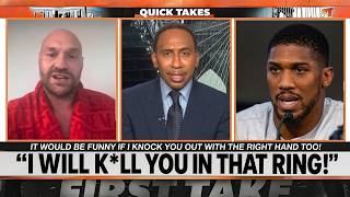 “I’M NOT JAKE PAUL!” TYSON FURY GOES OFF ON ANTHONY JOSHUA! Heated Interview ERUPTS!