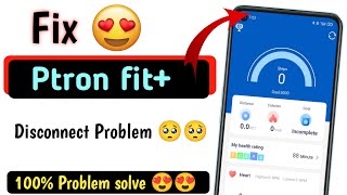 ptron fit+ disconnect problem screenshot 2