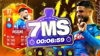 FIFA 22 - 87 RATED NUMBERS UP SBC INSIGNE!! 7 MINUTE SQUAD BUILDER - ULTIMATE TEAM