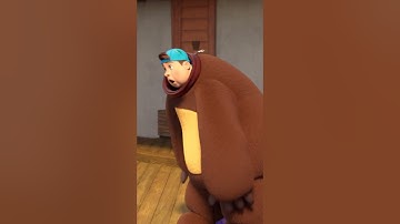 А где же настоящий Мишка? 🧸😲 #Shorts #машаимедведь #ВсадникБезГоловы #MashaandtheBear