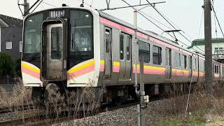新津#クモハ#e129系#B24#鉄道#ロング動画#