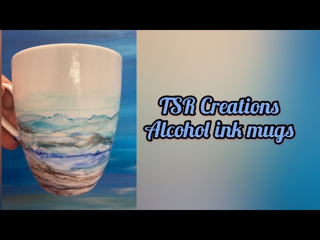 #159 How to seal and create alcohol ink mugs..TWO WAYS. #functionalart,  #alcoholinks, #fluidart, - YouTube