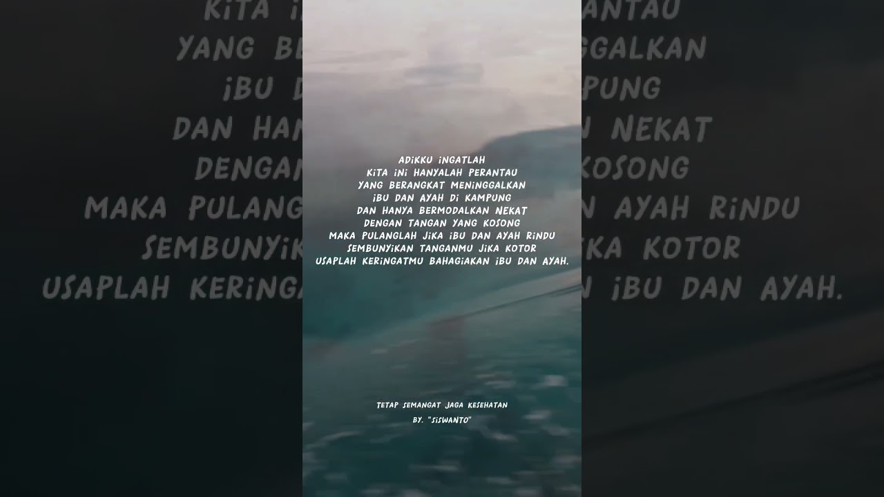 Semangat buat saudara kandungku.