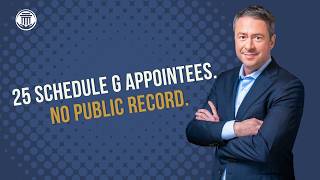 10.15.26 Twenty-Five Schedule G Appointees. No Public Record.