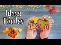 Manualidades para otoño / Ideas faciles para hacer y decorar/ DIY Home decor/ Artesanato