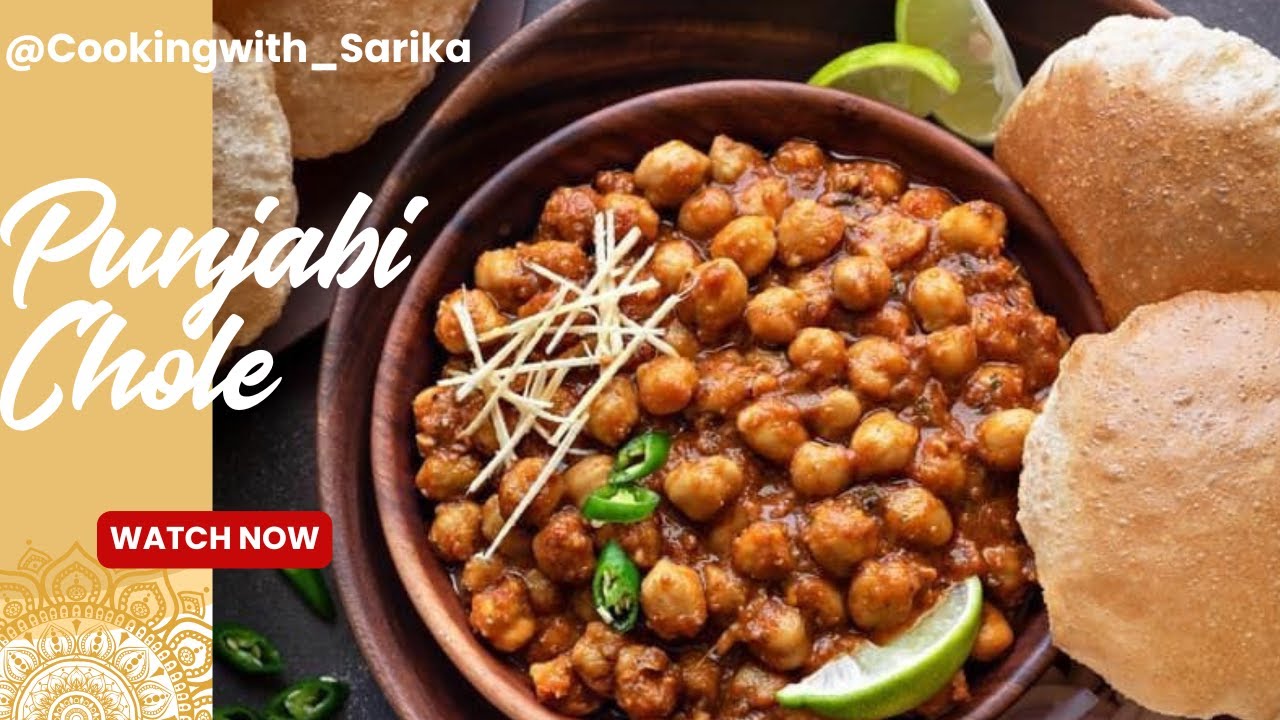 Punjabi Chole Recipe | Restaurant Style Chole at Home | Cookingwith_Sarika | छोले