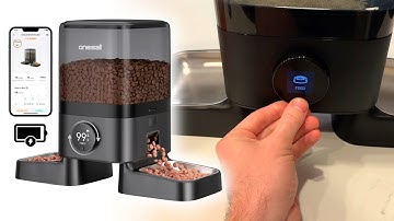 Oneisall Automatic Cat Feeder Review – WiFi Smart Feeder for Two Cats with 5L Capacity