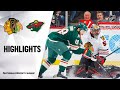 NHL Highlights | Blackhawks @ Wild 2/4/20