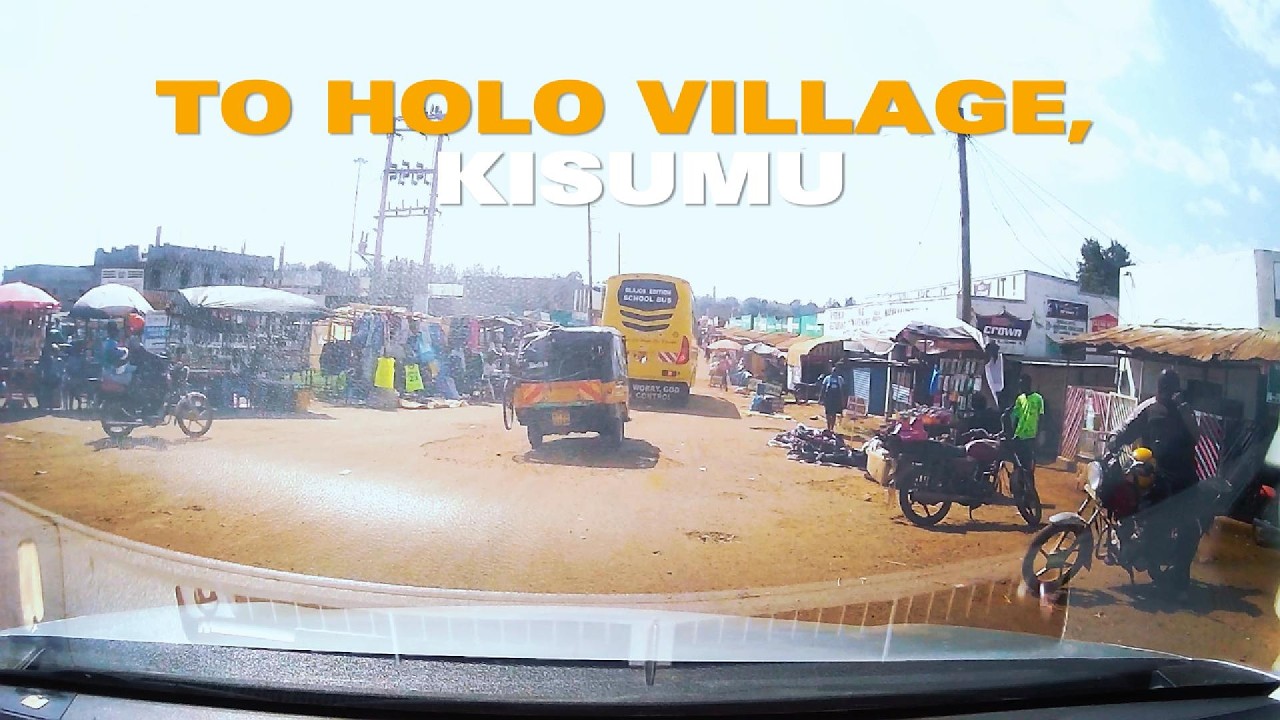 Driving from Kisumu to Holo 🇰🇪 Scenic Village Road Trip