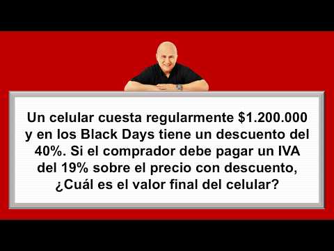 Porcentajes | Problema 4 #julioprofe