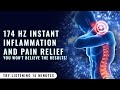 174 hz whole body inflammation and pain healing frequency  inflammatory pain relief binaural beats