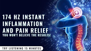 174 Hz Whole Body Inflammation and Pain Healing Frequency | Inflammatory Pain Relief Binaural Beats