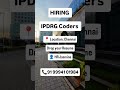 HIRING IPDRG Coders in Chennai(CCS Certification Mandatory)#medicalcoding #medicalcodingjobs