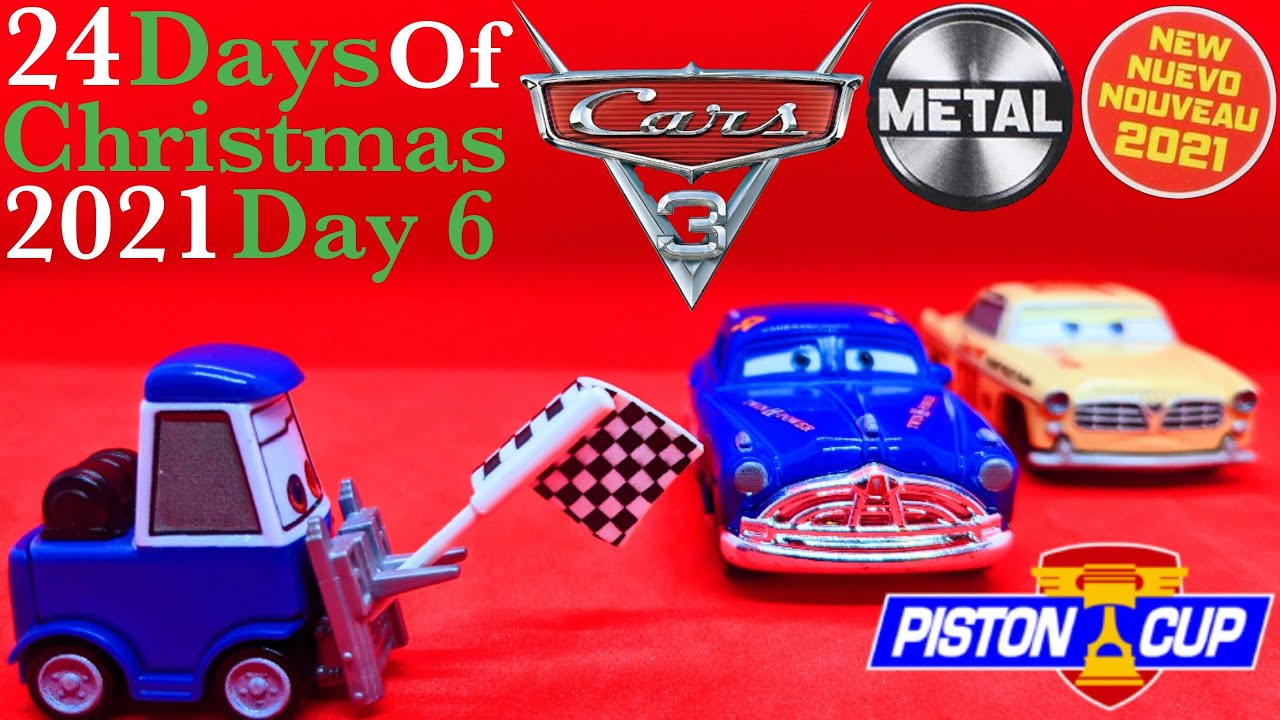 Day 6 Mattel Disney Pixar Cars Diecast Double Clutch Daley (Doc's Racing Days)