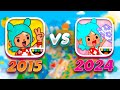 NEW vs OLD ❤️️ 2015 vs 2024 ❤️️ Toca Life World ❤️️ Toca Boca