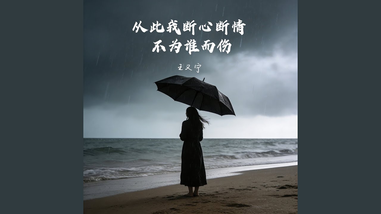 从此我断心断情不为谁而伤