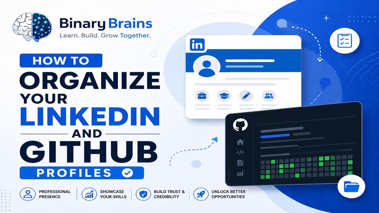 How to Organize Your LinkedIn and GitHub Profiles | Weekly Seassion 4 ...