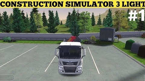 Construction Simulator 3 Walkthrough Part 1 (Android iOS Gameplay shooter gamer Gameplay)